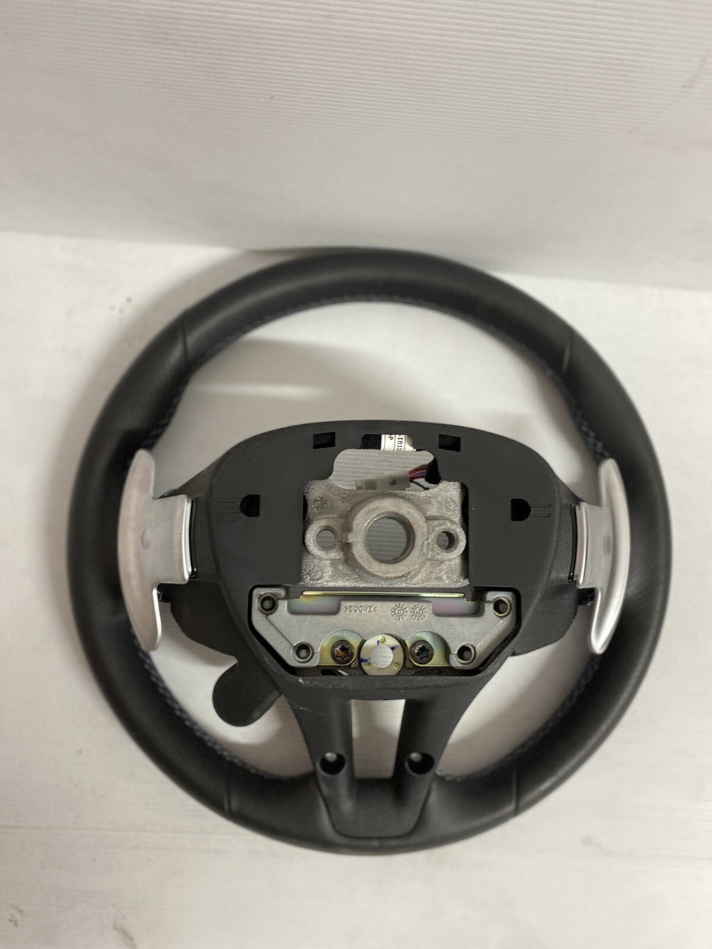 HYUNDAI I30 CN7 N BLACK LEATHER Blue Stitching STEERING WHEEL 2020-20231