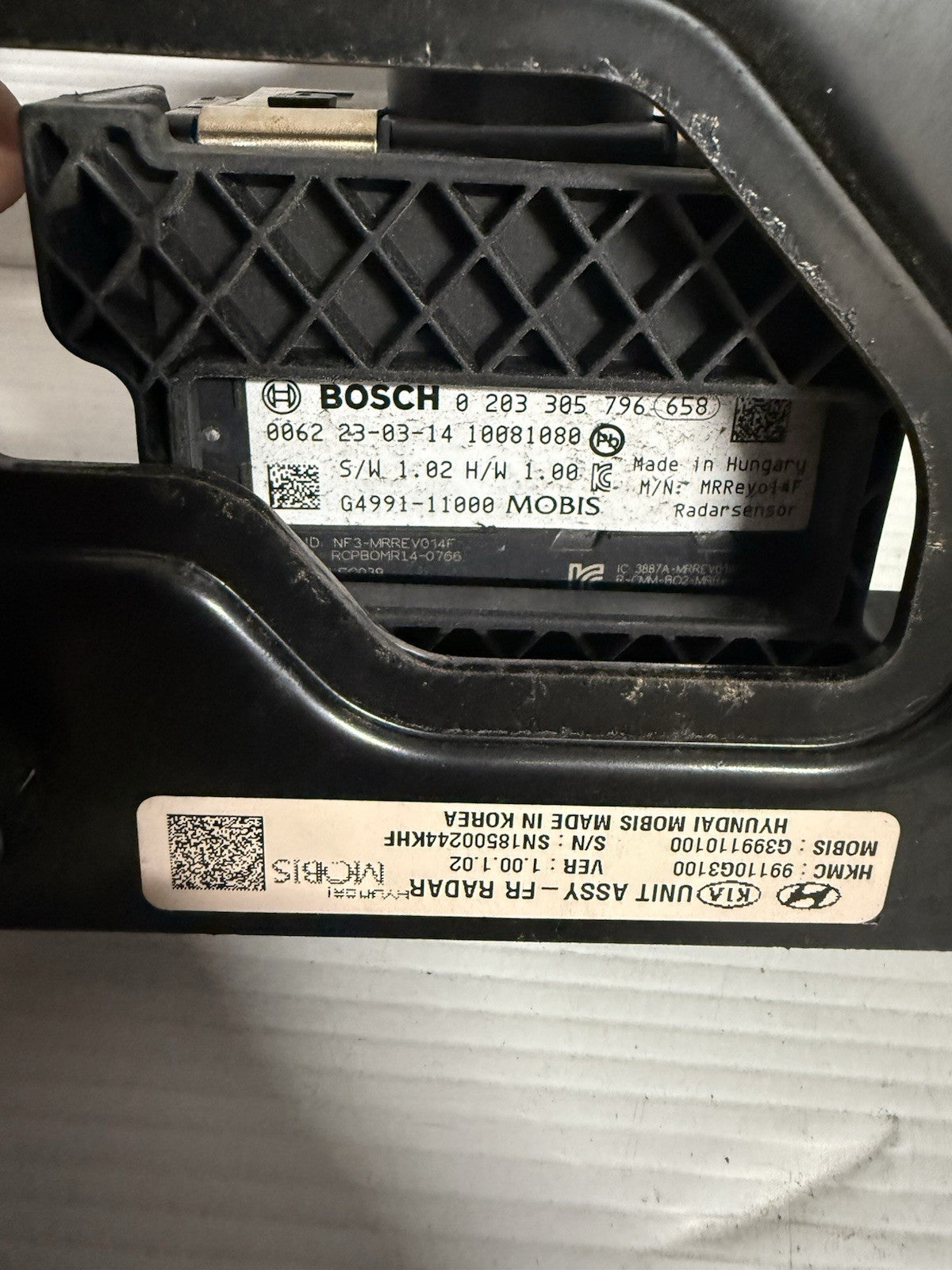 HYUNDAI I30 CAMERA/RADAR FRONT RADAR SENSOR PD/CN7 03/2017-20242