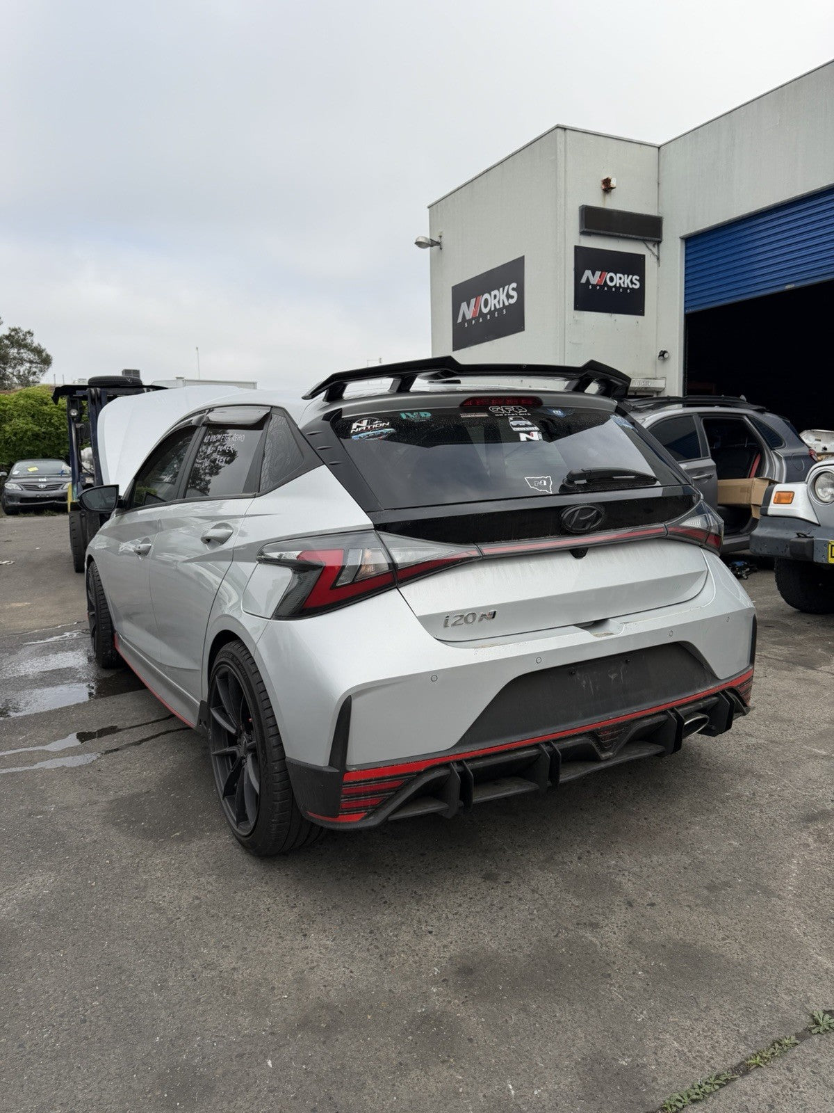 Hyundai I20N Tailgate Silver 2021 OEM1
